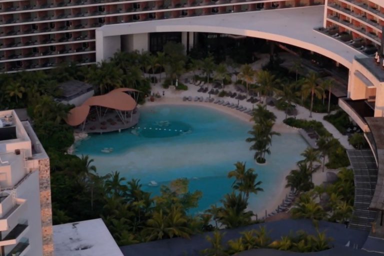 Secrets Moxche aerial view.