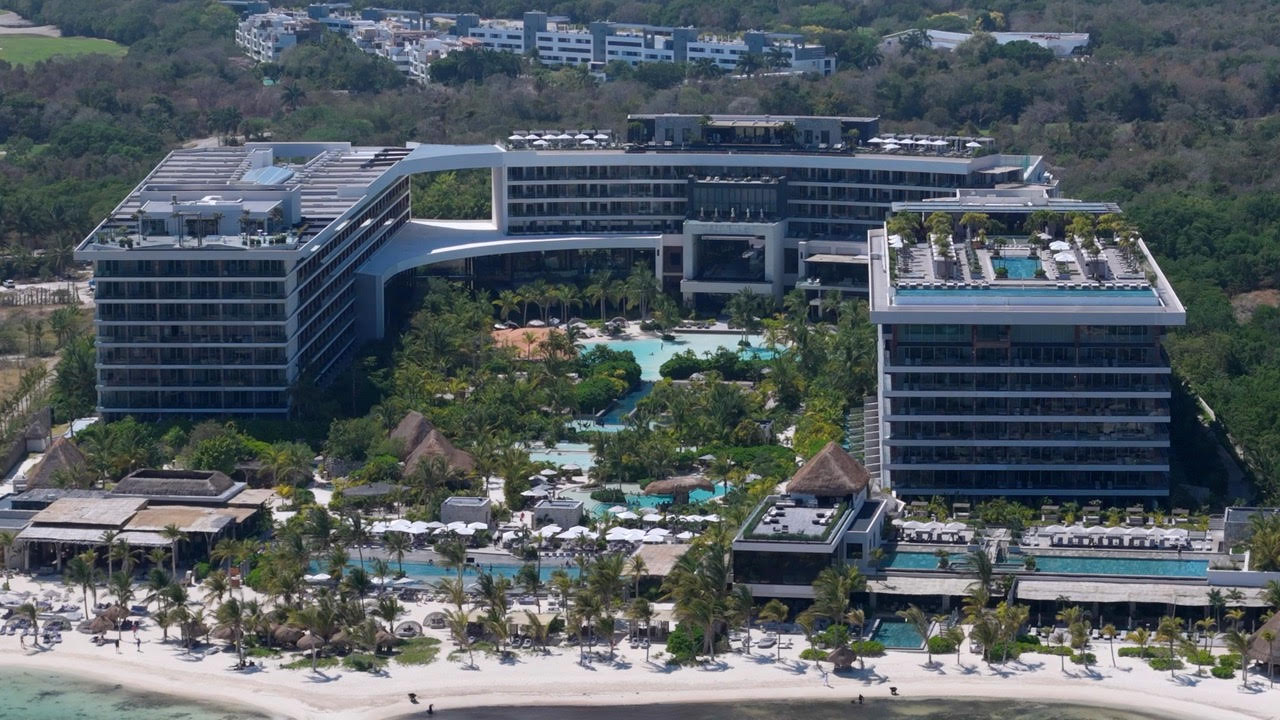 Secrets aerial view.